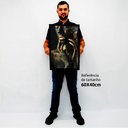 Ver imagem 2 de Quadro Decorativo Mulher Dourada Fashion em Moldura Caixa Tacolado Moldura Caixa Alta 4,5cm Branca C