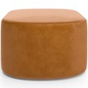 Ver imagem 6 de Kit 2 Puffs Decorativos Orgânico para Living Quarto 70cm Doha W01 Couríssimo Canela - Lyam Decor