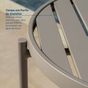Ver imagem 5 de Mesa Bistrô Refúgio CabeCasa MadeiraOriginals Cinza/Champanhe Micro
