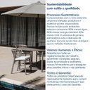 Ver imagem 6 de Cadeira sem Braços Refúgio CabeCasa MadeiraOriginals Bege/Champanhe/Areia
