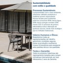 Ver imagem 6 de Cadeira sem Braços Refúgio CabeCasa MadeiraOriginals Cinza/Champanhe/Mesclado