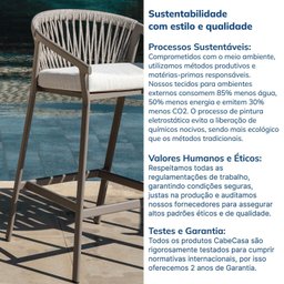 Banqueta Refúgio CabeCasa MadeiraMadeira - 6