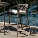 Ver imagem 2 de Banqueta Refúgio CabeCasa MadeiraOriginals Bege/Champanhe/Quaker Areia