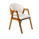 Ver imagem 6 de Cadeira Sala de Jantar Premium com Braço Madeira Maciça Movellu Home