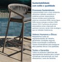 Ver imagem 6 de Banqueta Refúgio CabeCasa MadeiraOriginals Cinza/Champanhe/Mesclado