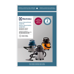 Saco Original Electrolux A10s / Gt2000 Cse09 Kit 3 Und - 3