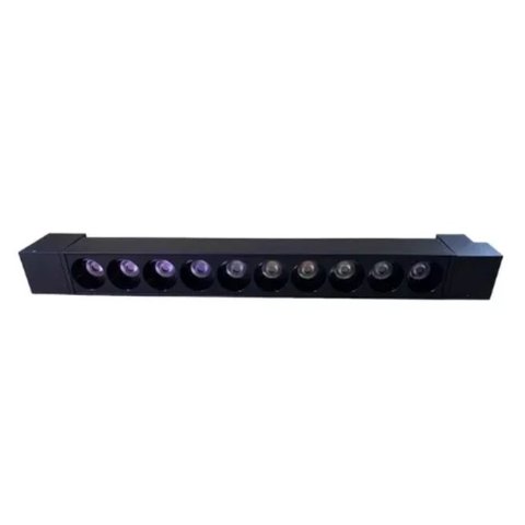 Lum Modulo Led Trilho Foco 30w 3000k Bivolt 60x3,4cm Preto Opus