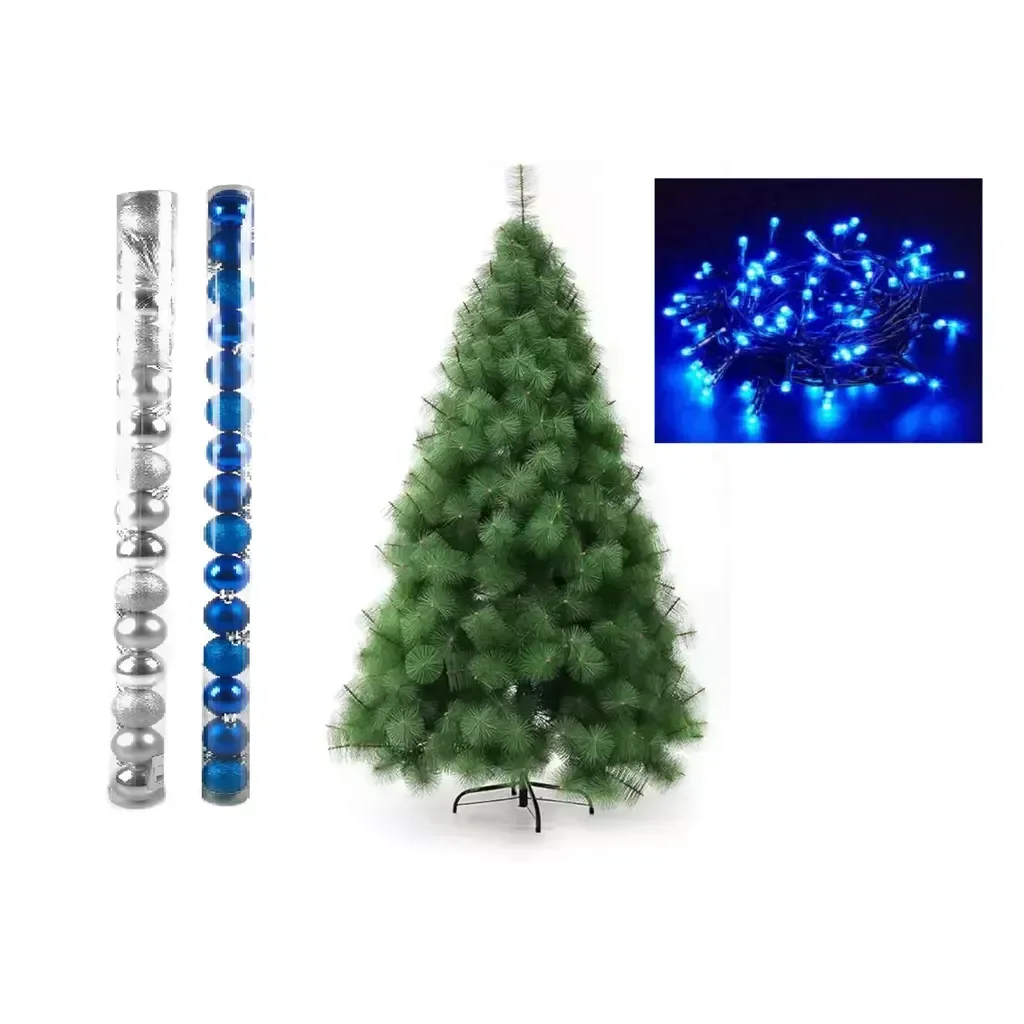 Arvore de Natal Pinheiro 1,2 Metros 90 Galhos com Enfeites - 3