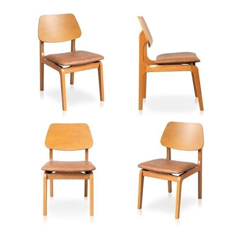 Kit 4 Cadeiras Jandaia CabeCasa MadeiraOriginals