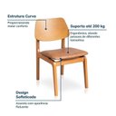 Ver imagem 4 de Kit 4 Cadeiras Jandaia CabeCasa MadeiraOriginals