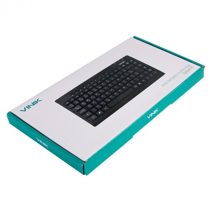 MINI TECLADO USB MULTIMIDIA DYNAMIC 10 TECLAS MULTIMIDIA ABNT2 CABO 1.8M - VINIK - DT111 - 8