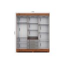 Ver imagem 4 de Guarda Roupa 6 Portas (2 C- Espelho) e 3 Gavetas Débora Nature-off White - Acp