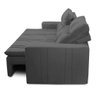 Sofá Retrátil e Reclinável 2 lugares com Molas 1,50m Ester Suede Cinza Adonai Estofados - 7