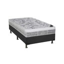 Ver imagem 1 de Cama Box Solteiro: Colchão Molas Pocket Ensacadas Castor Slx Grand Plush + Base Crc Suede Gray (
