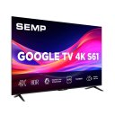 Ver imagem 2 de Smart Tv Led 50´´ Semp 4k Uhd 50s61, Google Tv, com Wi-fi Dual Band e Bluetooth Integrados, Google a