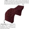 Maca Estofada Estética Cílios Salão Spa Veludo Maiara:bordô - 5