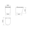 Ver imagem 6 de Kit com 2 Vaso Sanitário Convencional com Assento Liss Docol