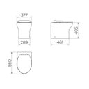 Ver imagem 5 de Kit com 2 Vaso Sanitário Convencional com Assento Lóggica Docol