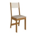 Ver imagem 7 de Conjunto para Sala de Jantar com 4 Cadeiras Talita Marrom/Off White