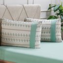 Ver imagem 4 de Jogo de Cama Solteiro Malha 2 Pçs Bella Cama New 88x188cm Verde