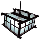 Ver imagem 1 de Lustre Oriental Luminária Rustico de Madeira Artesanal Sala Quarto Restaurante Hotel Pousada