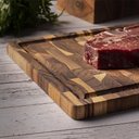 Ver imagem 3 de Tábua para Corte com Canaleta em Madeira Teca Invertida - Stolf 40x30