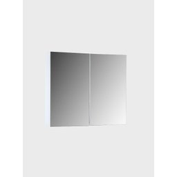 Gabinete para Banheiro com Cuba e Armario 80cm Mdf Freijo com Branco Paris - On Móveis - 5