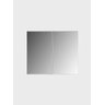 Gabinete para Banheiro com Cuba e Armario 80cm Mdf Freijo com Branco Paris - On Móveis - 4