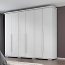 Ver imagem 1 de Guarda Roupa Casal Everet 6 Portas de Bater 5 Gavetas