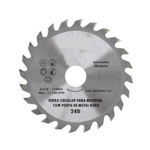 Madeira Bolth Videa 4.3/8" X 24disco