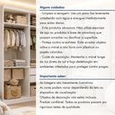Ver imagem 7 de Closet Infantil sem Portas 4 Gavetas Seraphina Branco