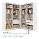 Ver imagem 6 de Closet Infantil sem Portas 4 Gavetas Seraphina Branco