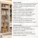 Ver imagem 7 de Closet Infantil sem Portas 4 Gavetas Seraphina Branco