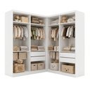 Ver imagem 2 de Closet Infantil sem Portas 4 Gavetas Seraphina Branco
