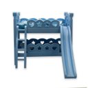 Ver imagem 4 de Brinquedo Berço com Escorregador - Modelo Beliche Cor:azul