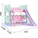 Ver imagem 5 de Brinquedo Berço com Escorregador - Modelo Beliche Cor:azul