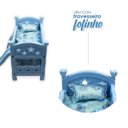 Ver imagem 3 de Brinquedo Berço com Escorregador - Modelo Beliche Cor:azul