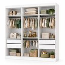 Ver imagem 2 de Closet Infantil sem Portas 4 Gavetas Isadora Branco