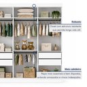 Ver mais imagens de Closet Infantil sem Portas 4 Gavetas Isadora Branco