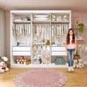 Ver imagem 5 de Closet Infantil sem Portas 4 Gavetas Isadora