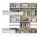 Ver imagem 7 de Closet Infantil sem Portas 4 Gavetas Isadora Branco