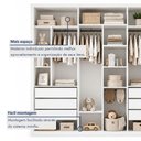 Ver imagem 6 de Módulo Closet Infantil sem Portas 6 Gavetas Amara Branco