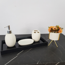 Ver imagem 3 de Kit Banheiro/lavabo 3 Peças em Cerâmica