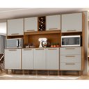 Ver imagem 1 de Kit de Armários para Cozinha Mdp 8 Portas 3 Gavetas Apollo