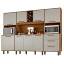 Ver imagem 2 de Kit de Armários para Cozinha Mdp 8 Portas 3 Gavetas Apollo