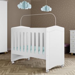 Berço Americano 3 em 1 Enfance Branco Fosco - PR Baby - 2