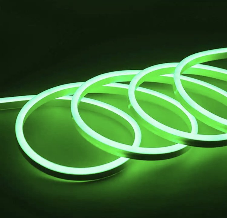 Mangueira Fita Led Neon Flex 12v Verde Metro Ip67 - 1