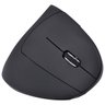 Mouse Sem Fio Recarregavel 2.4 Ghz Vertical Ergonomico Ortopedico Power Fit 1600 Dpi Preto Usb - Pm3 - 4