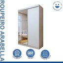Ver mais imagens de Guarda Roupa Infantil Premium Arabella 138cm com Espelho 2 Portas 2 Gavetas Minastex Branco