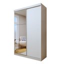 Ver imagem 4 de Guarda Roupa Infantil Premium Arabella 138cm com Espelho 2 Portas 2 Gavetas Minastex Branco
